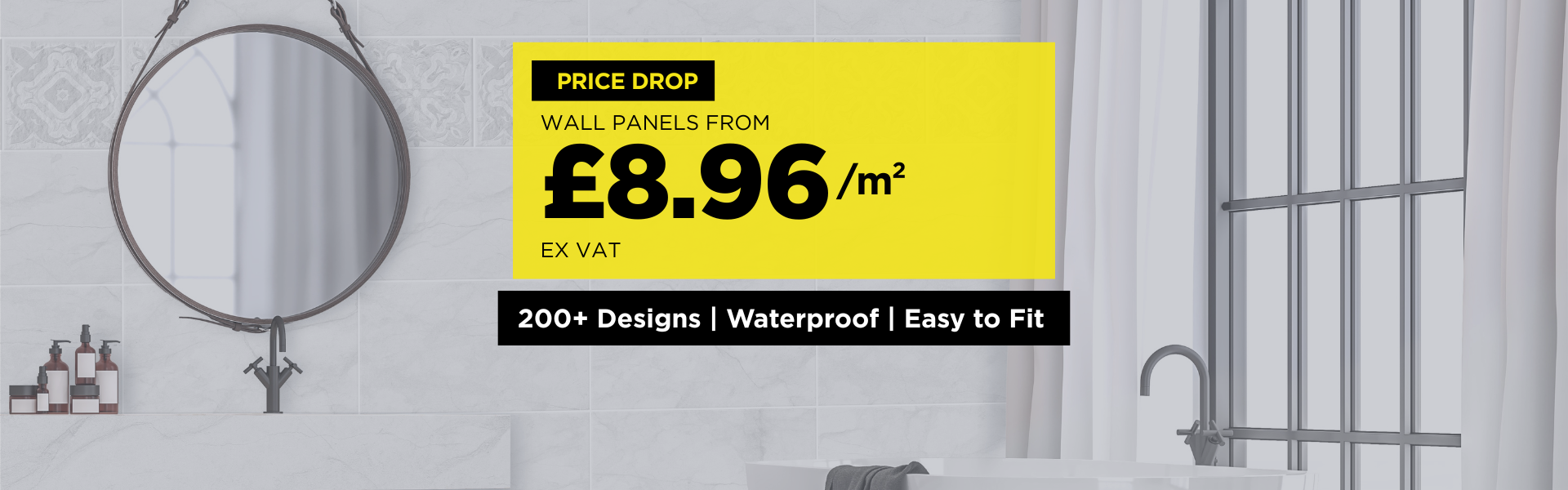 Lower prices on all wall panels!