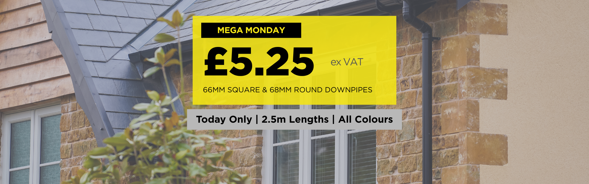 Mega Monday — uPVC Downpipes