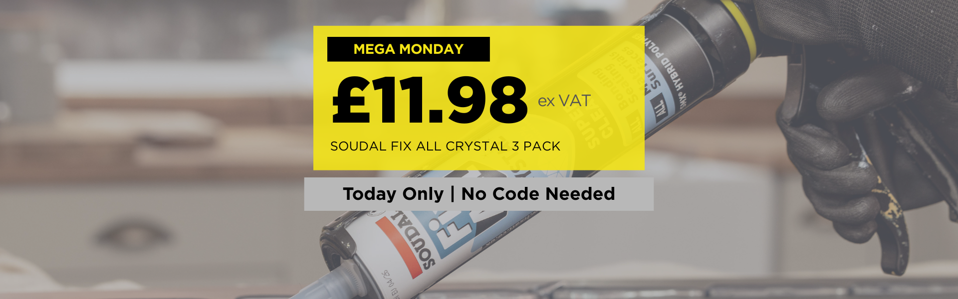 Mega Monday — Fix All Crystal 3 Pack £11.98 ex VAT — Today Only