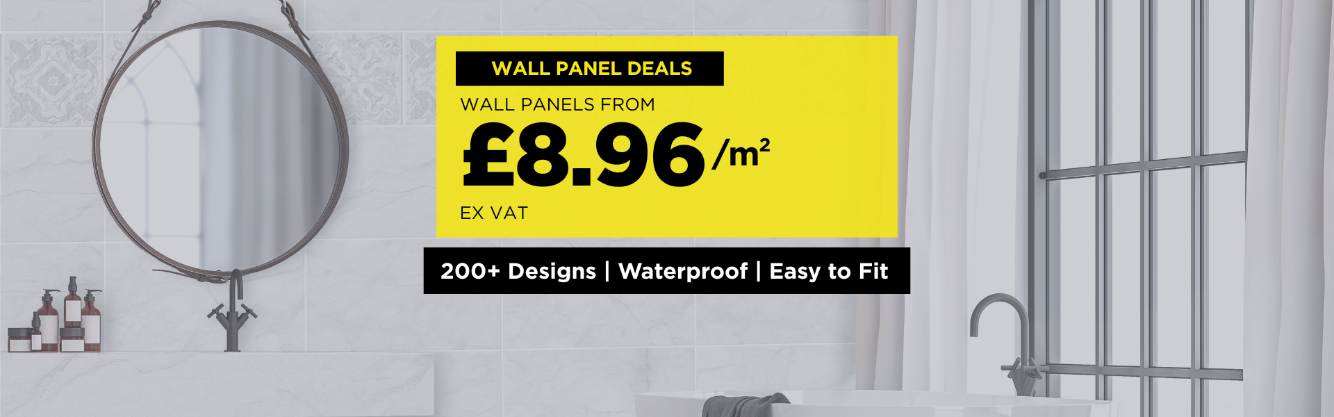 Lower prices on all wall panels!