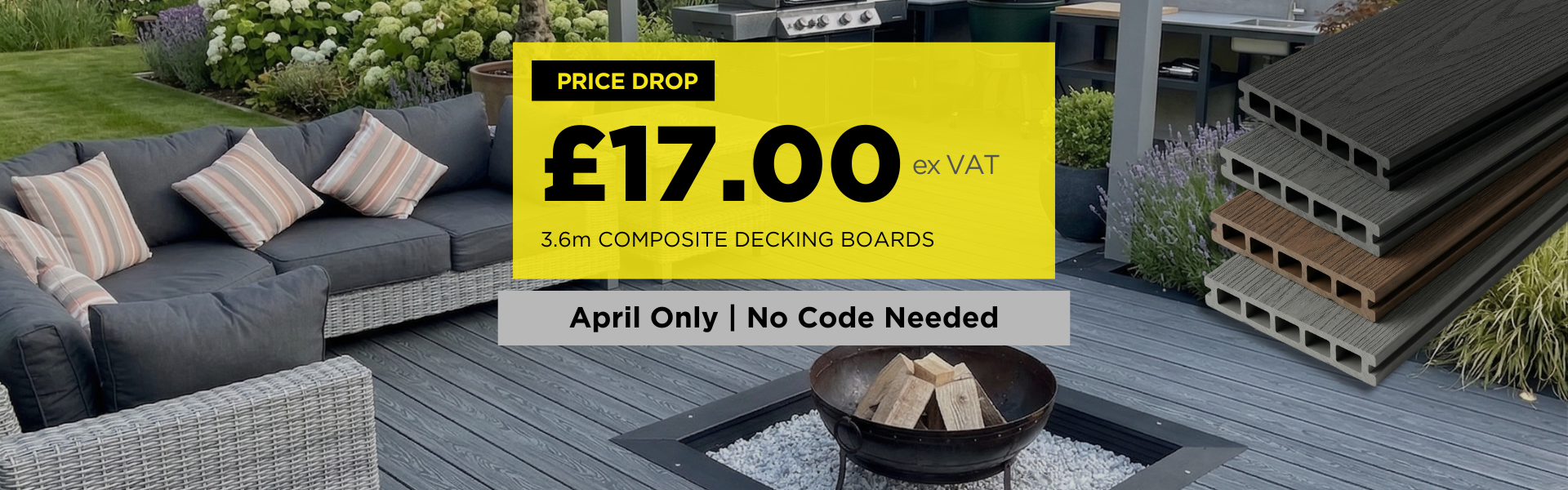 Shop Composite Decking Boards — Special Offer April 2026